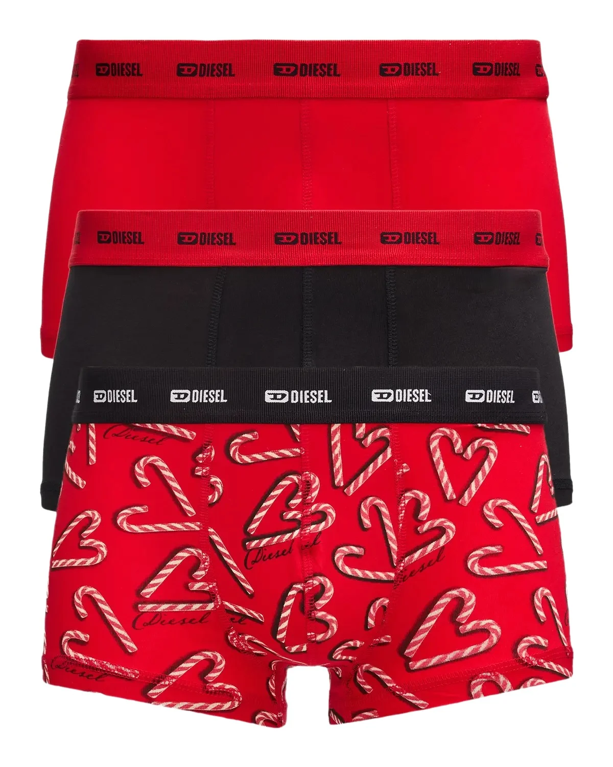 Men's Damien Holiday Cotton Stretch 3-Pack Boxer Briefs