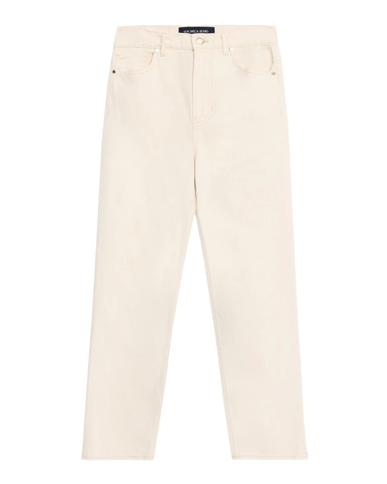 Veronica Beard Leah Mid-Rise Straight Jeans