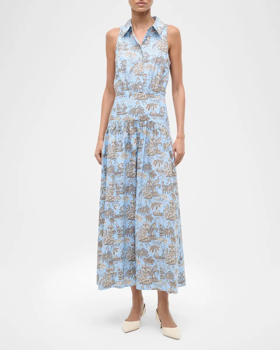 STAUD Romy Midi Dress | Thumbnail 4 STAUD Romy Midi Dress | Thumbnail 4