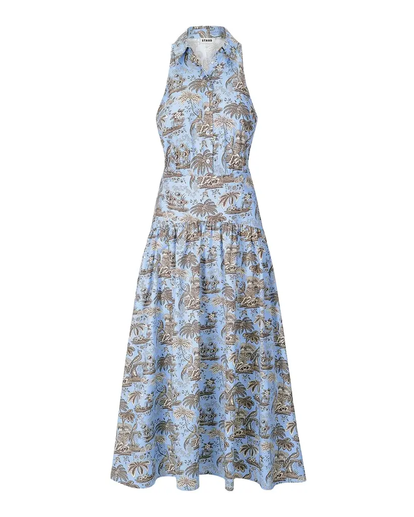 STAUD Romy Midi Dress | Image 1 STAUD Romy Midi Dress | Image 1