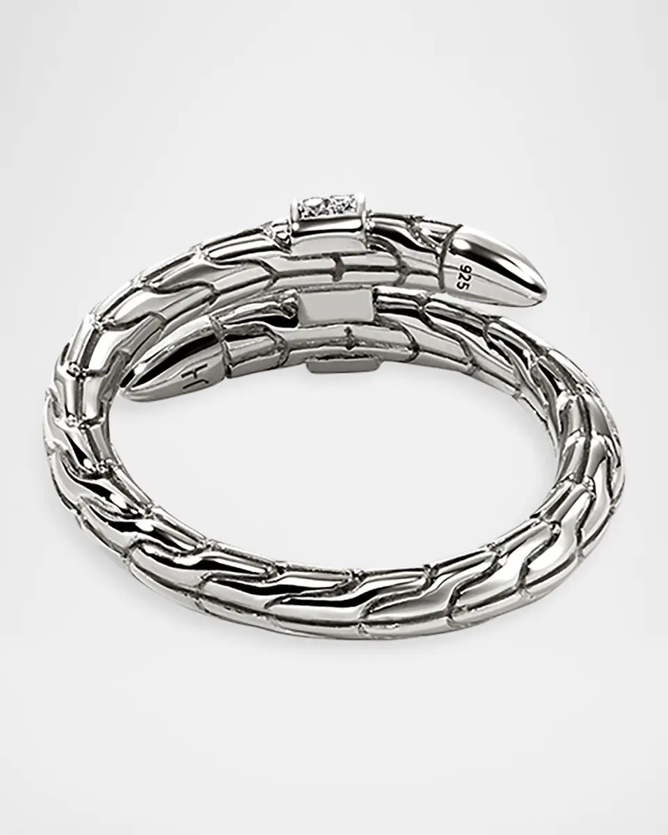 John Hardy Sterling Silver Diamond Pave Spear Ring | Thumbnail 6 John Hardy Sterling Silver Diamond Pave Spear Ring | Thumbnail 6