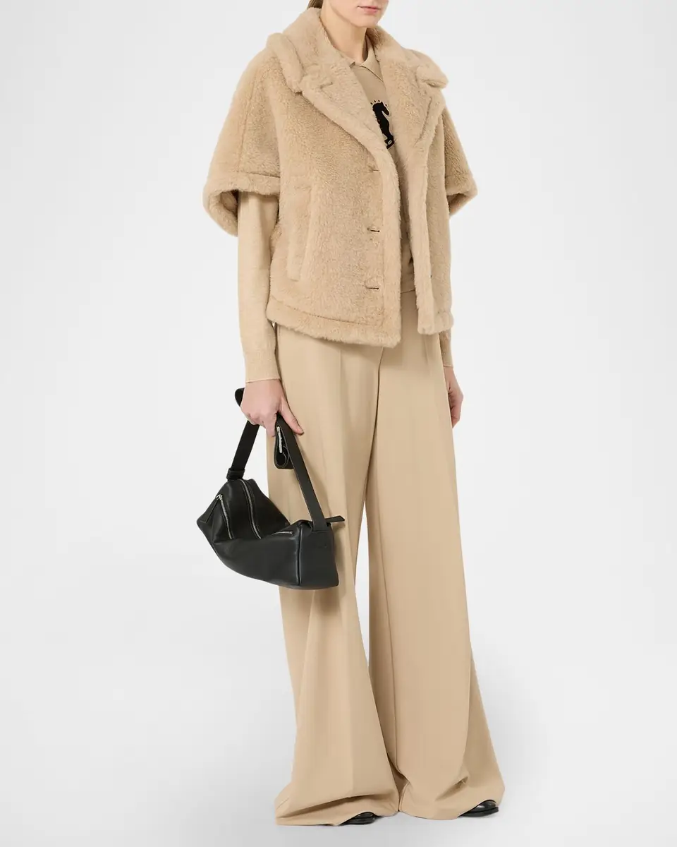 Max Mara Teddy Wool Cape | Thumbnail 2 Max Mara Teddy Wool Cape | Thumbnail 2