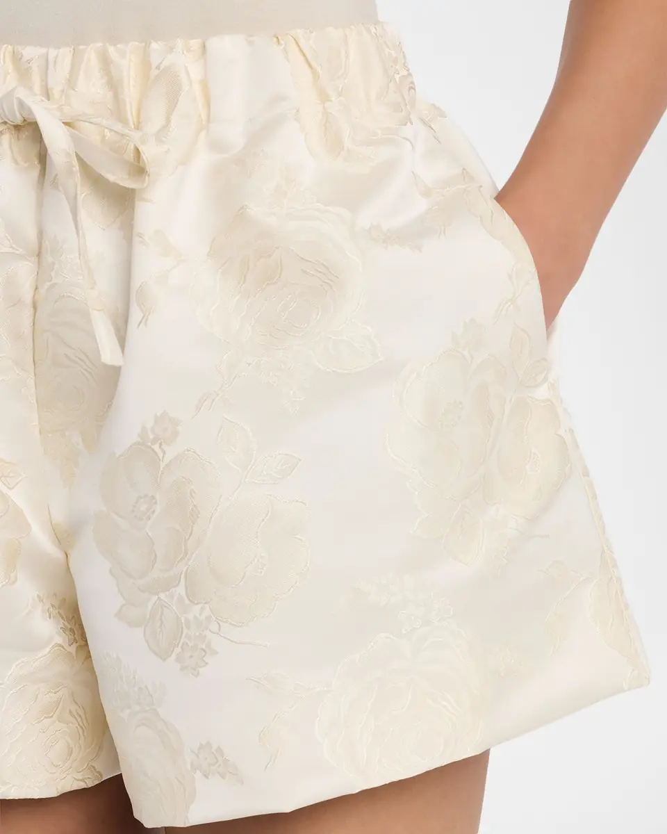 Simone Rocha Rose Jacquard Pull-On Shorts | Thumbnail 5