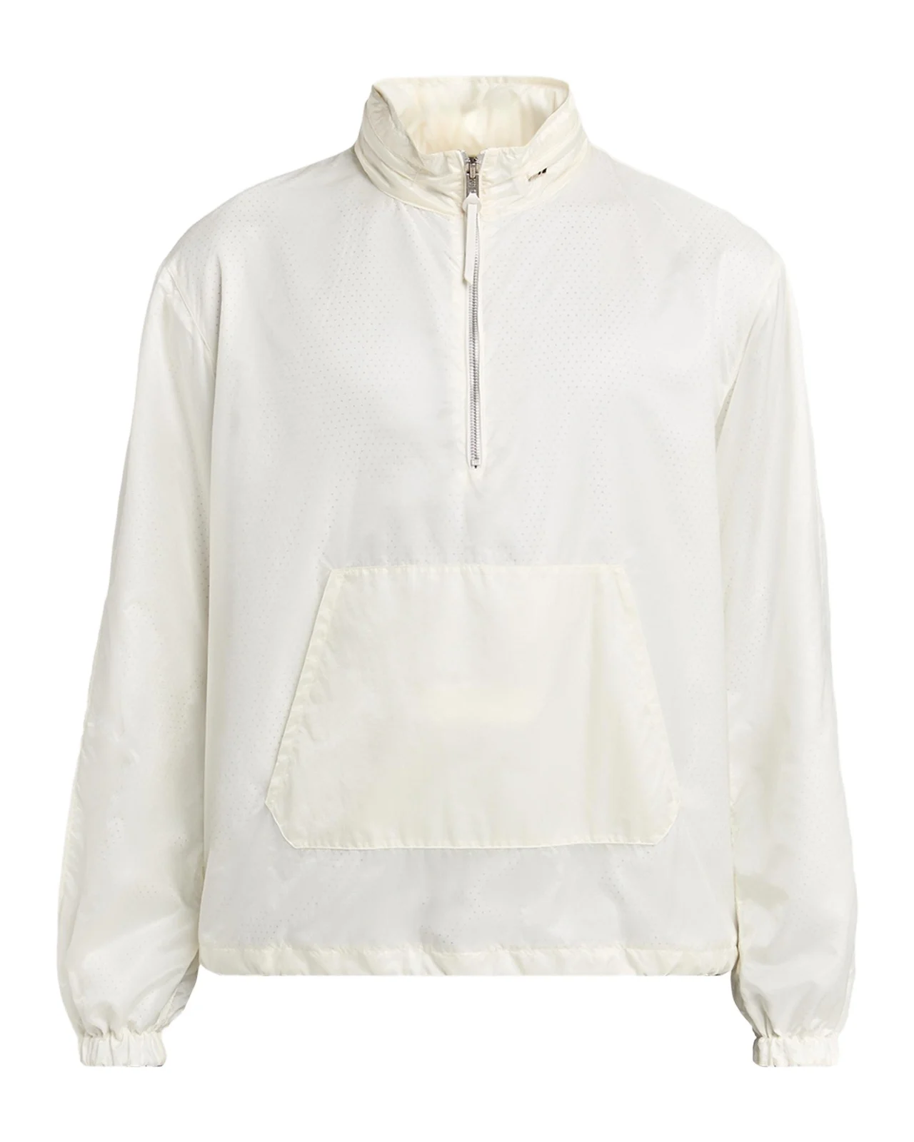 Men's Sheer Nylon Half-Zip Hoodie Men's Sheer Nylon Half-Zip Hoodie