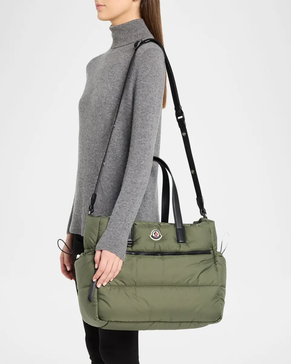 Moncler Padded Logo Diaper Bag | Thumbnail 4 Moncler Padded Logo Diaper Bag | Thumbnail 4