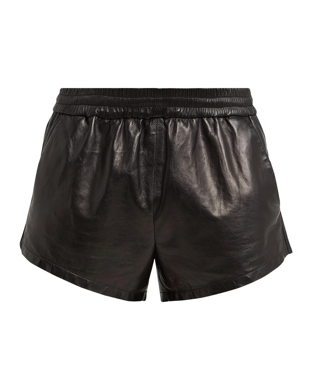 Men's Nappa Leather Mini Pull-On Shorts Men's Nappa Leather Mini Pull-On Shorts