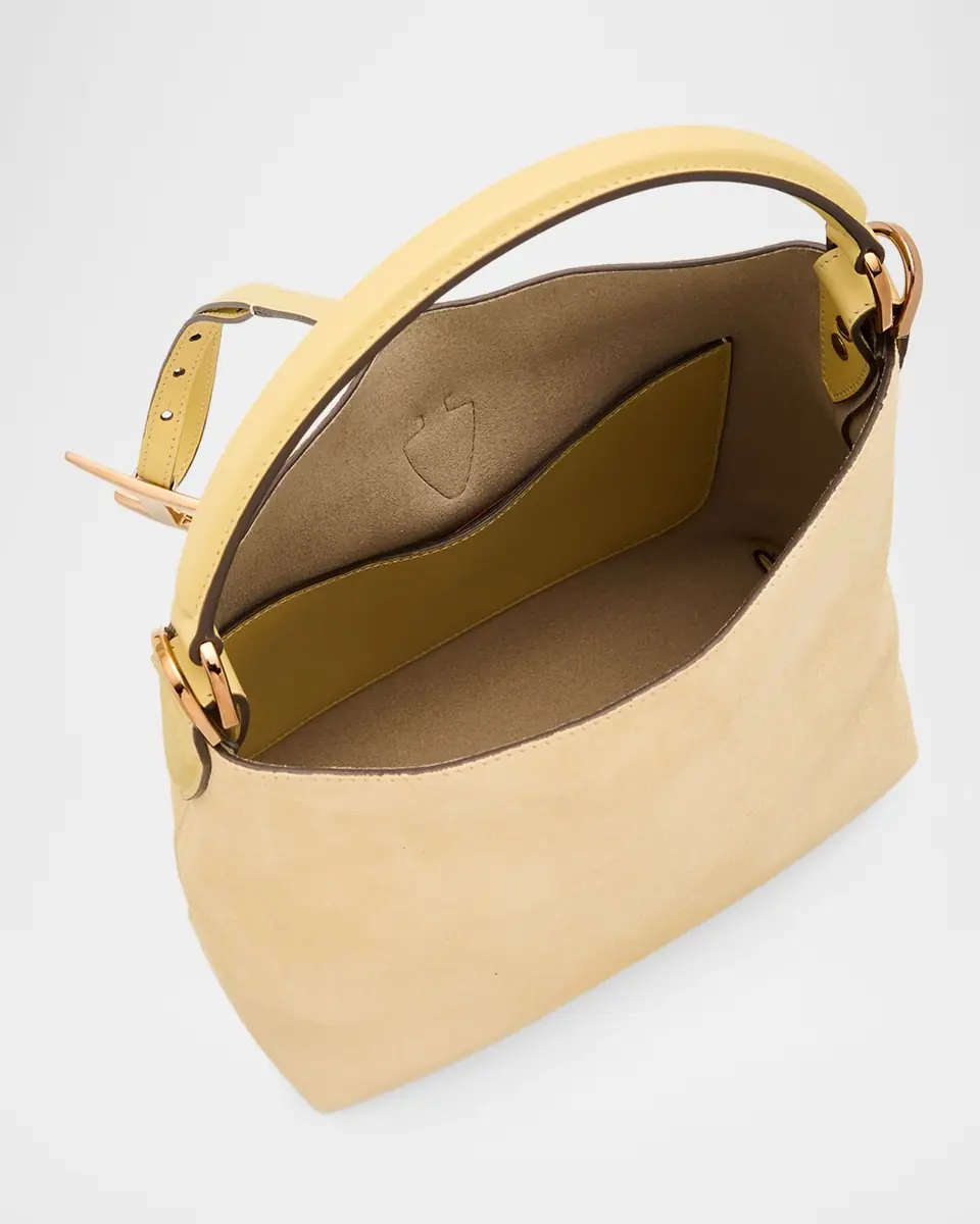 Tod's Small T Timeless Suede Shopping Bag | Thumbnail 4 Tod's Small T Timeless Suede Shopping Bag | Thumbnail 4