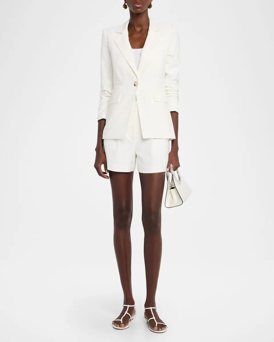 Veronica Beard Marbeau Pleated Shorts | Thumbnail 2 Veronica Beard Marbeau Pleated Shorts | Thumbnail 2
