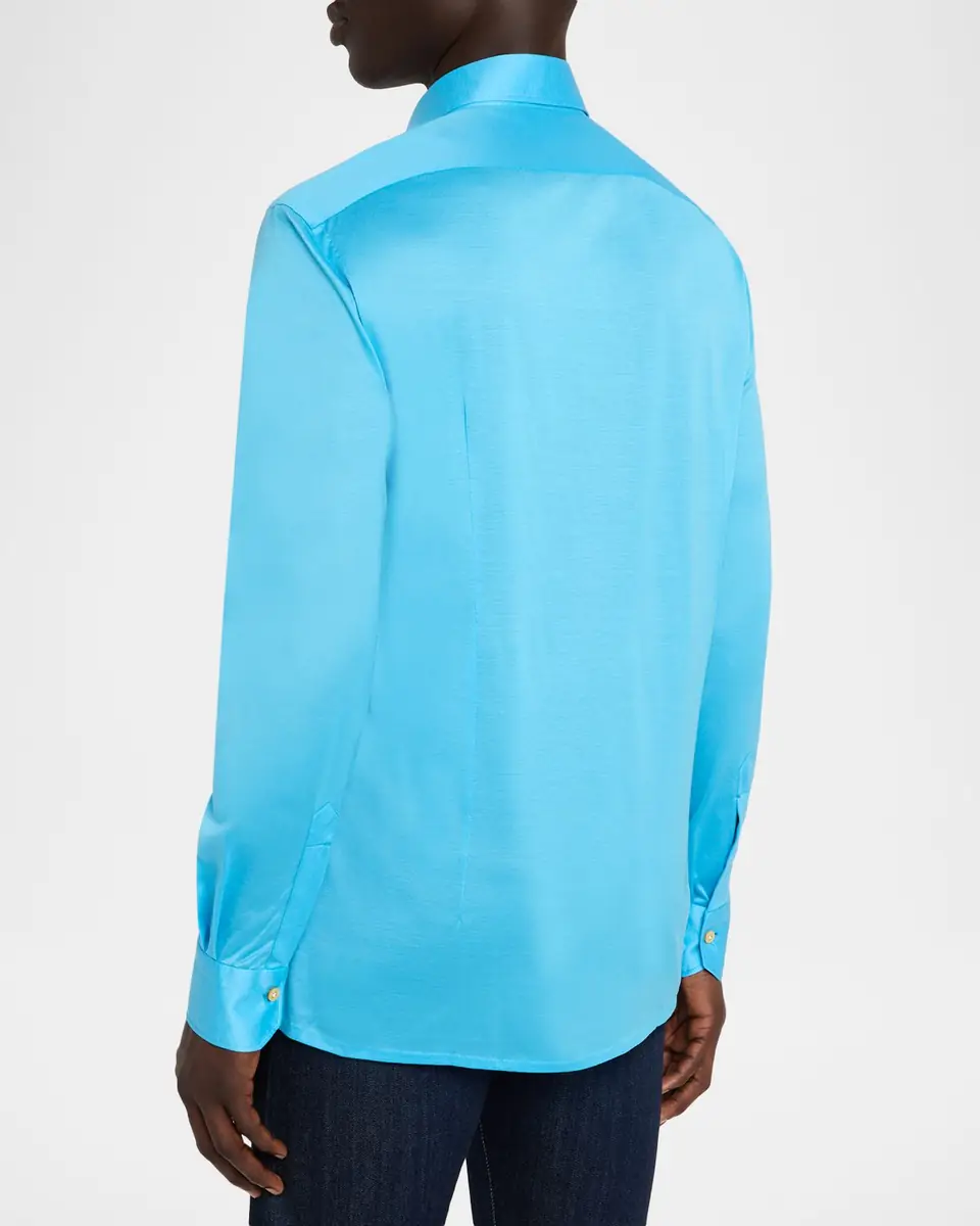 Sartorio Men's Cotton Pocket Button-Down Shirt | Thumbnail 2