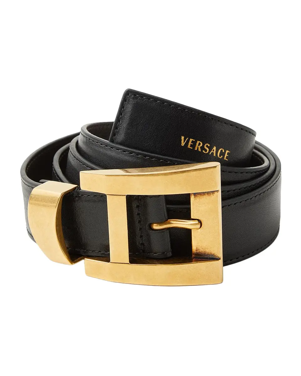 Versace Leather Belt | Thumbnail 3
