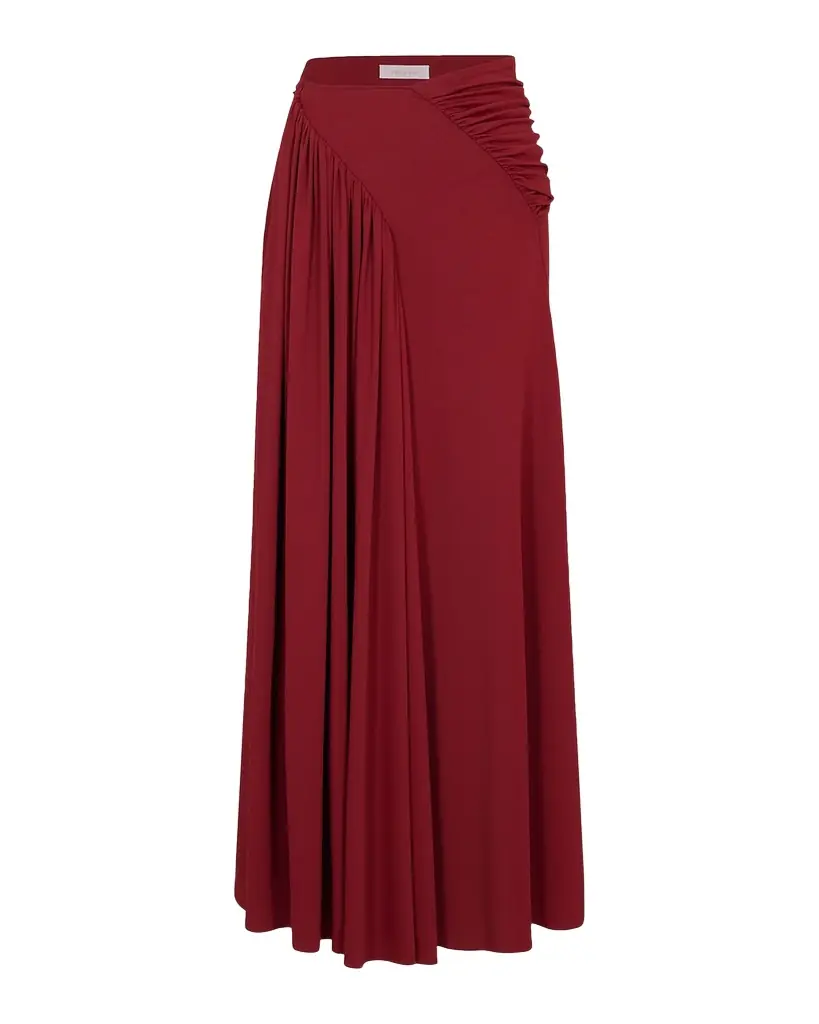 Rabanne Side Ruched Maxi Skirt | Image 1 Rabanne Side Ruched Maxi Skirt | Image 1