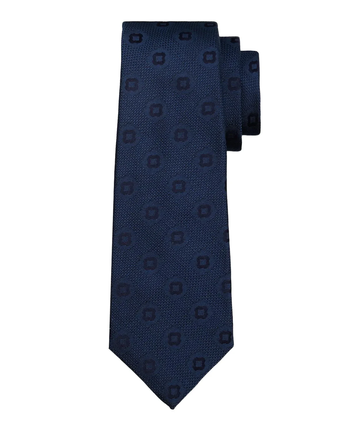 Men's Geometric Jacquard Silk 7-Fold Tie Men's Geometric Jacquard Silk 7-Fold Tie
