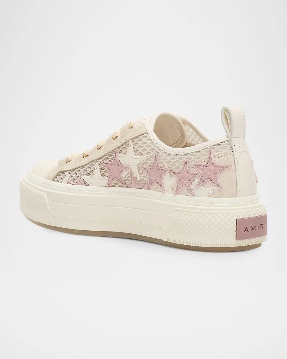 Amiri Mesh Stars Court Low-Top Sneakers | Thumbnail 3 Amiri Mesh Stars Court Low-Top Sneakers | Thumbnail 3