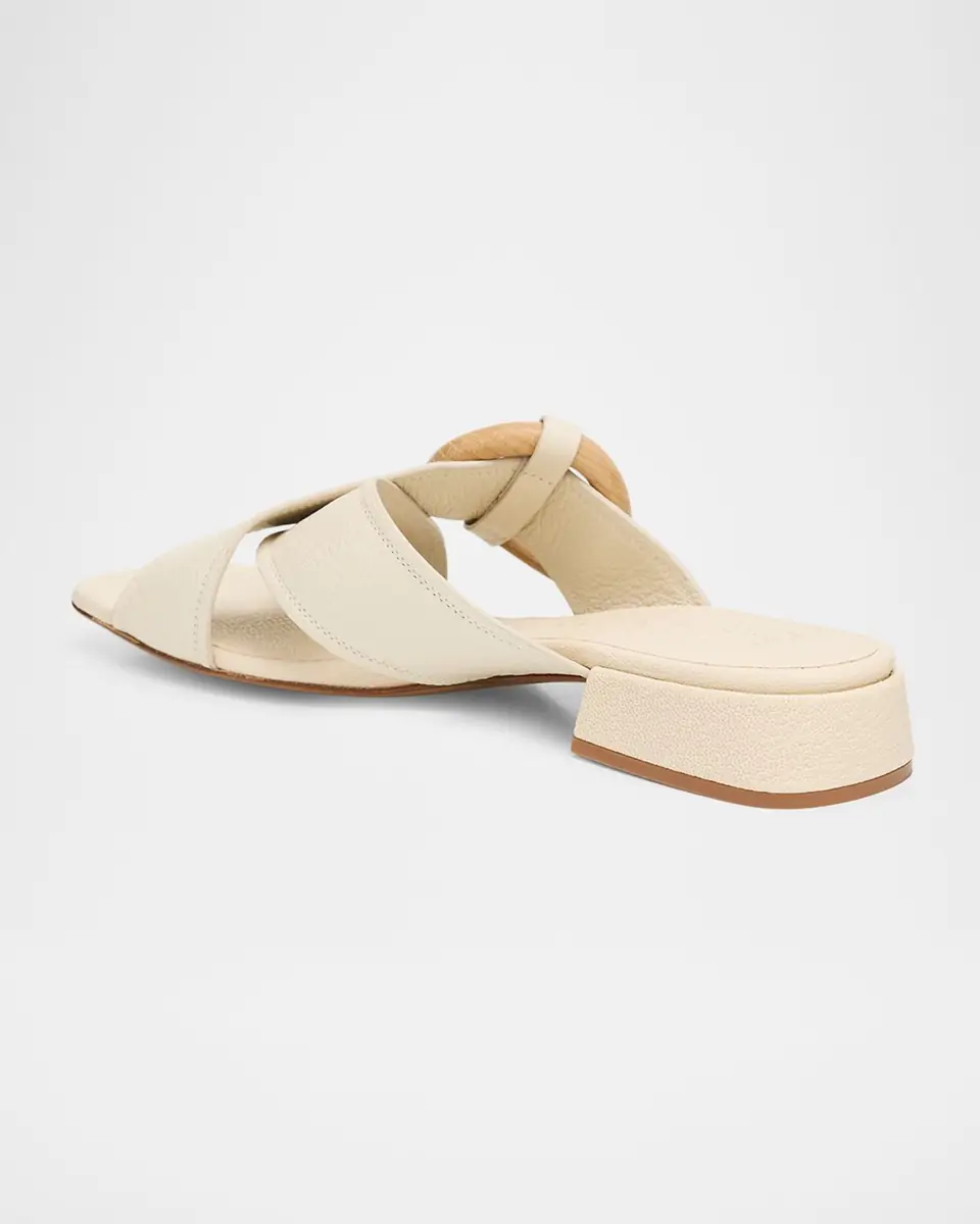 PEDRO GARCIA Edem Leather Slide Sandals | Thumbnail 4