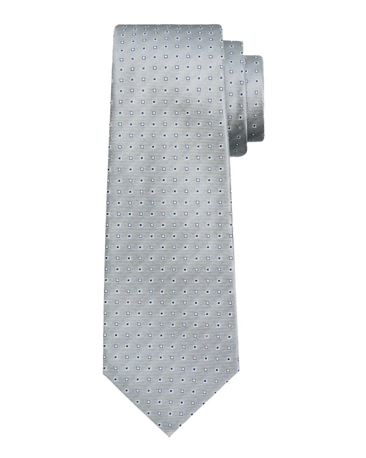 Men's Micro-Geometric Jacquard Silk 7-Fold Tie Men's Micro-Geometric Jacquard Silk 7-Fold Tie