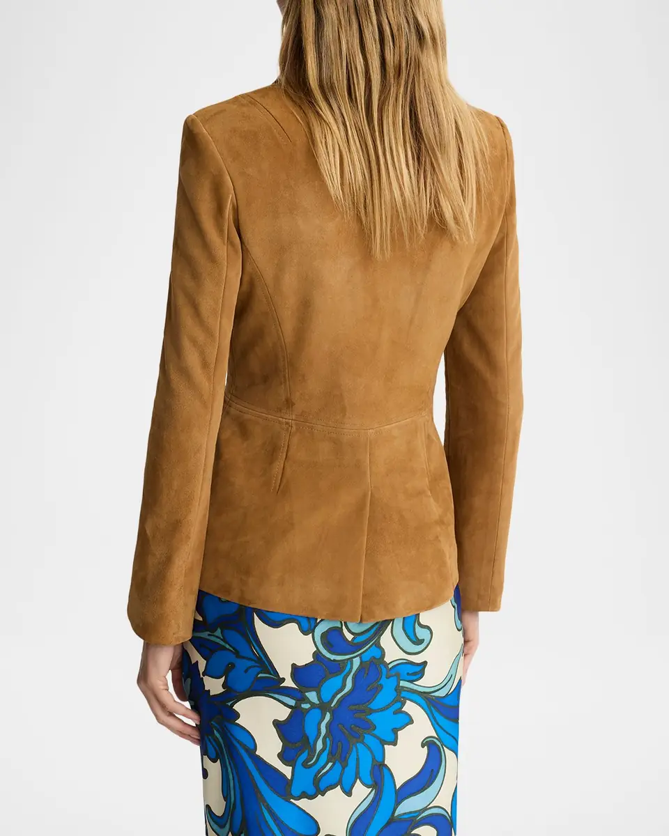 Smythe Shrunken Suede Single-Breasted Blazer | Thumbnail 2