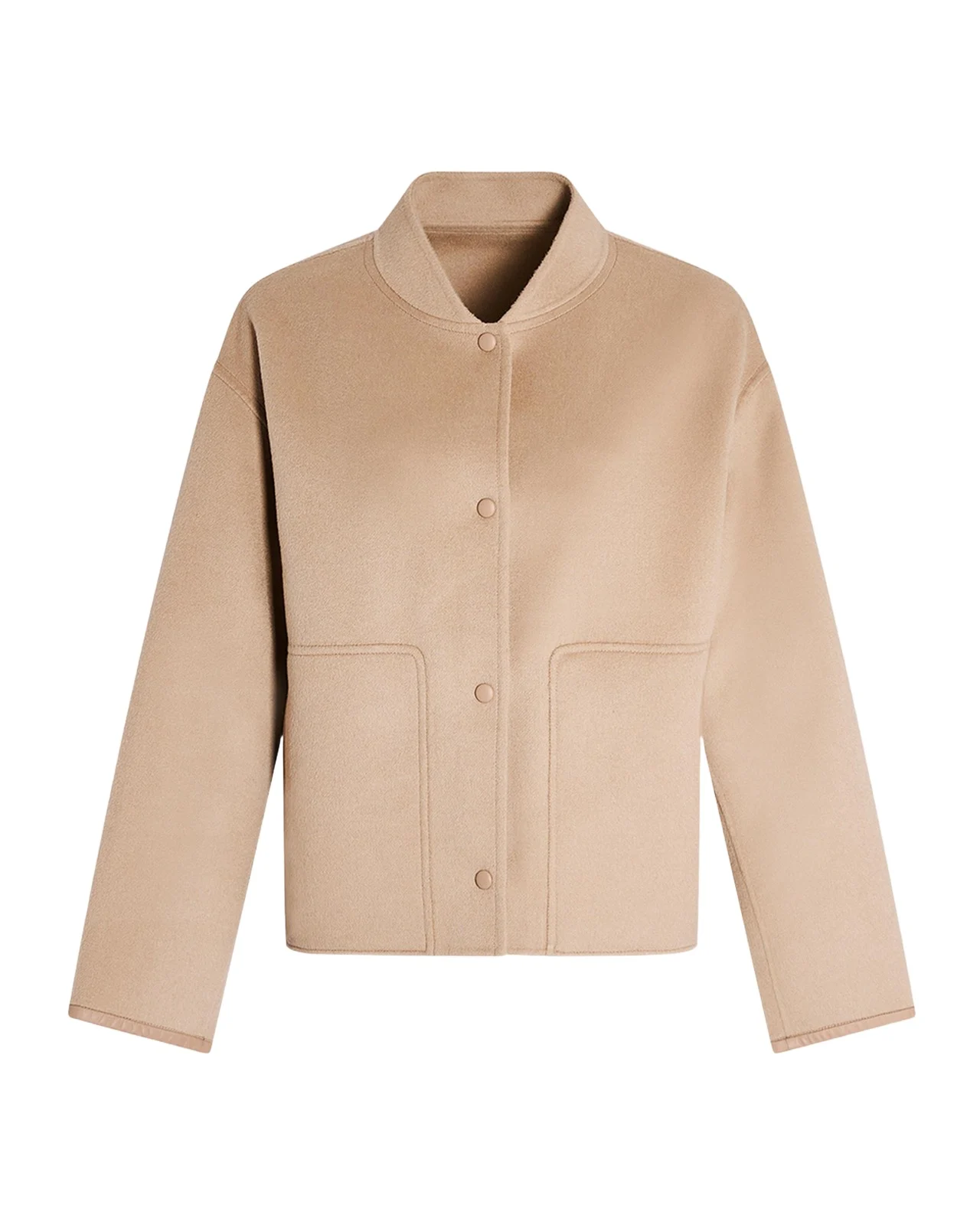 Double-Face Cashmere Varsity Jacket Double-Face Cashmere Varsity Jacket