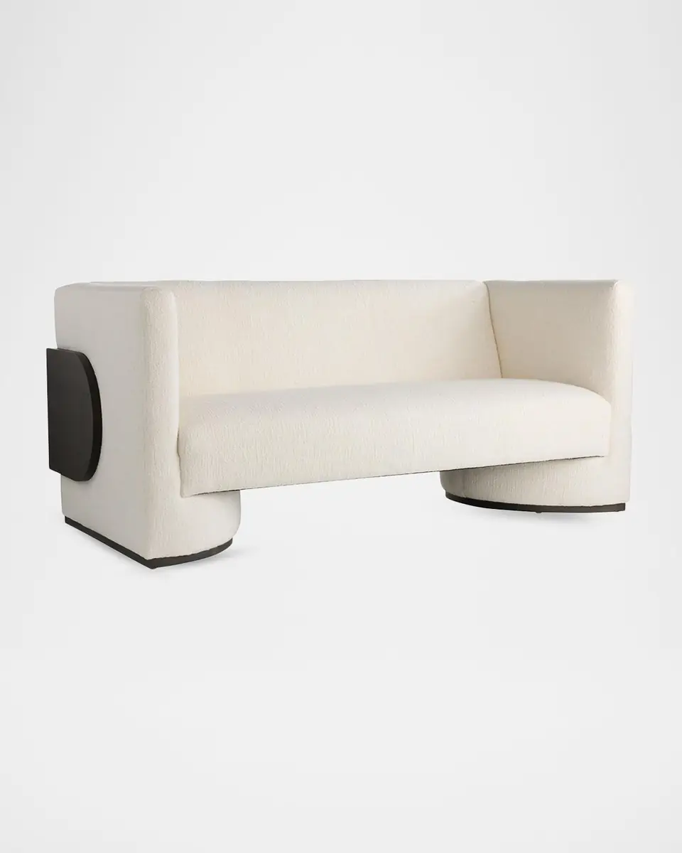 Arteriors Olympus Cloud Boucle Settee | Thumbnail 4 Arteriors Olympus Cloud Boucle Settee | Thumbnail 4