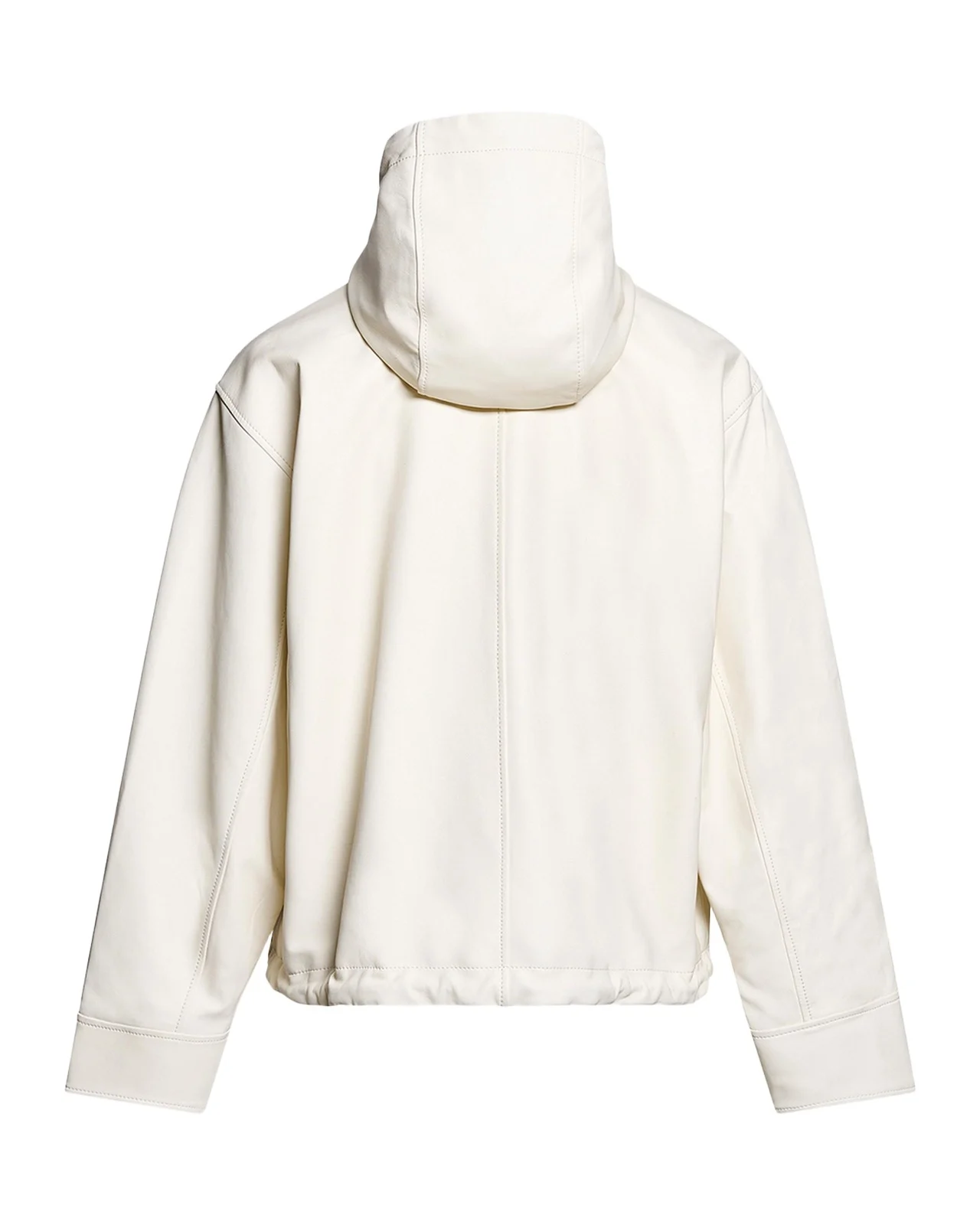 Yves Salomon Lambskin Leather Technical Jacket