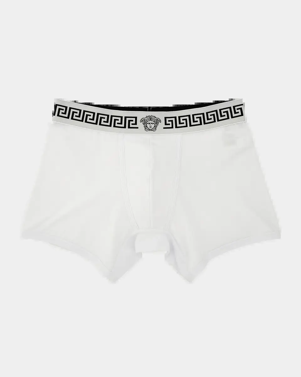 Versace Men's Medusa La Greca Boxer Briefs | Thumbnail 2 Versace Men's Medusa La Greca Boxer Briefs | Thumbnail 2