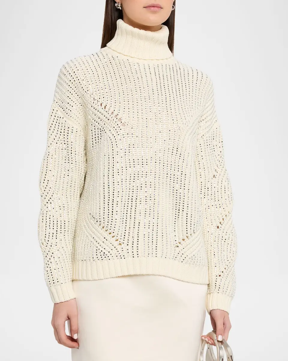 Retrofête Camden Embellished Turtleneck Sweater | Thumbnail 4 Retrofête Camden Embellished Turtleneck Sweater | Thumbnail 4