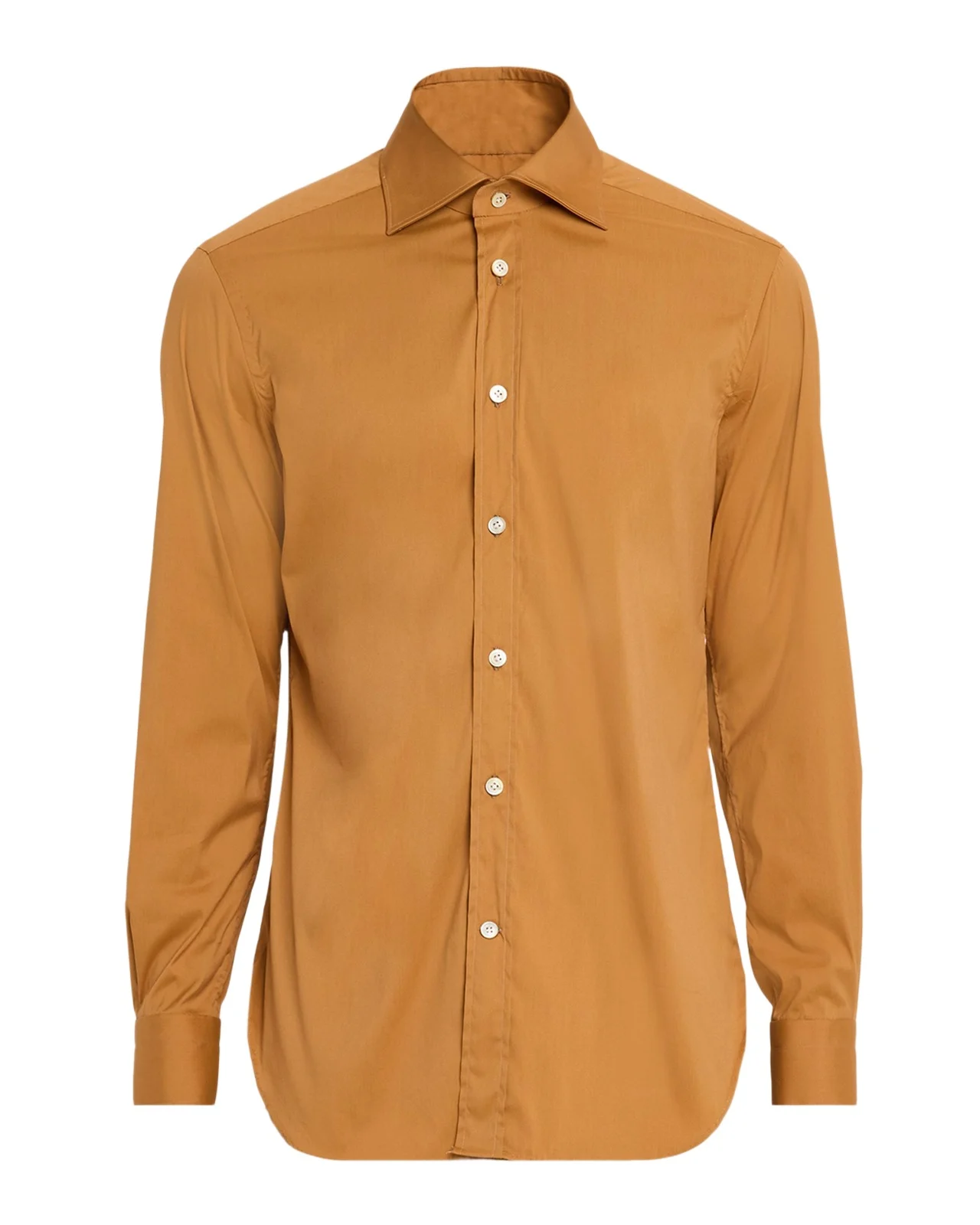 Kiton Men's Solid Cotton Sport Shirt