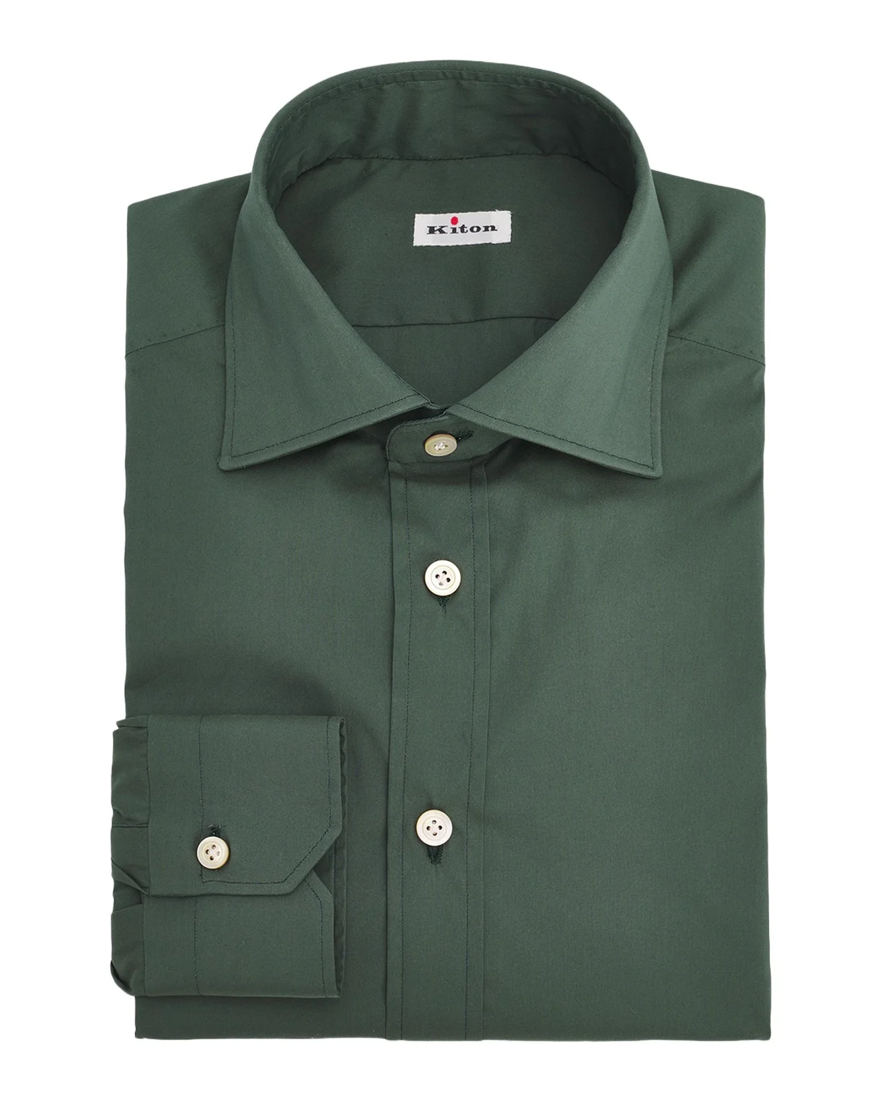 Men's Solid Cotton Dress Shirt