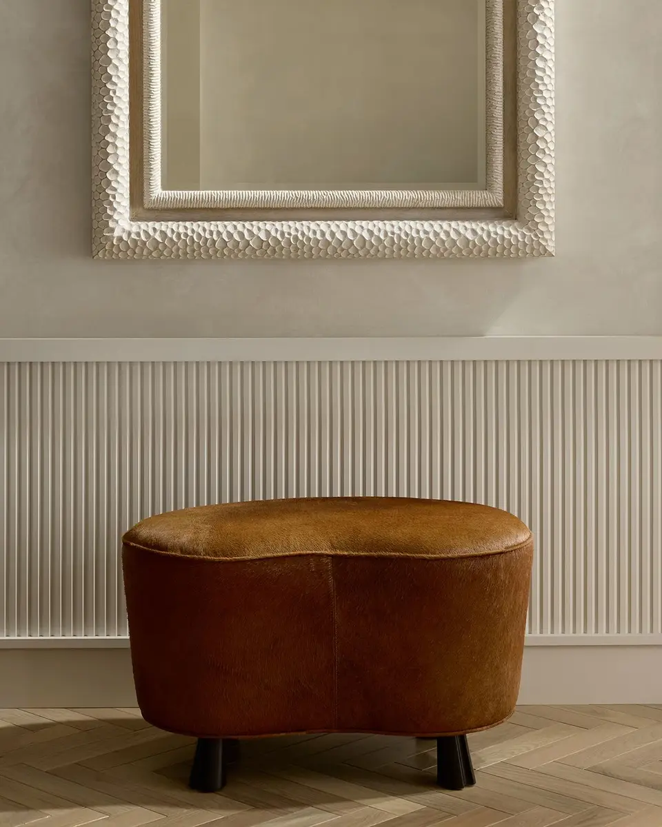 Arteriors Koda Hair on Hide Ottoman | Thumbnail 5 Arteriors Koda Hair on Hide Ottoman | Thumbnail 5