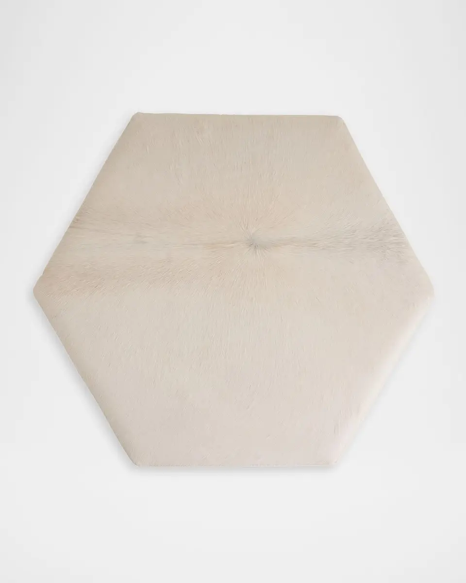 Arteriors Ivonne Hair on Hide Ottoman | Thumbnail 5 Arteriors Ivonne Hair on Hide Ottoman | Thumbnail 5