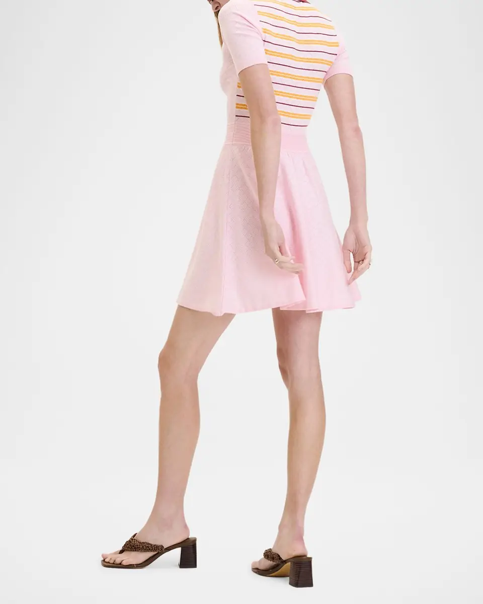 PH5 Joshua Pointelle-Knit Mini Shirtdress | Thumbnail 6 PH5 Joshua Pointelle-Knit Mini Shirtdress | Thumbnail 6