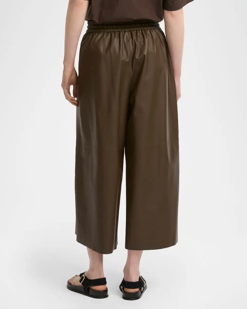 Yves Salomon Lambskin Leather Culotte Pants | Thumbnail 3