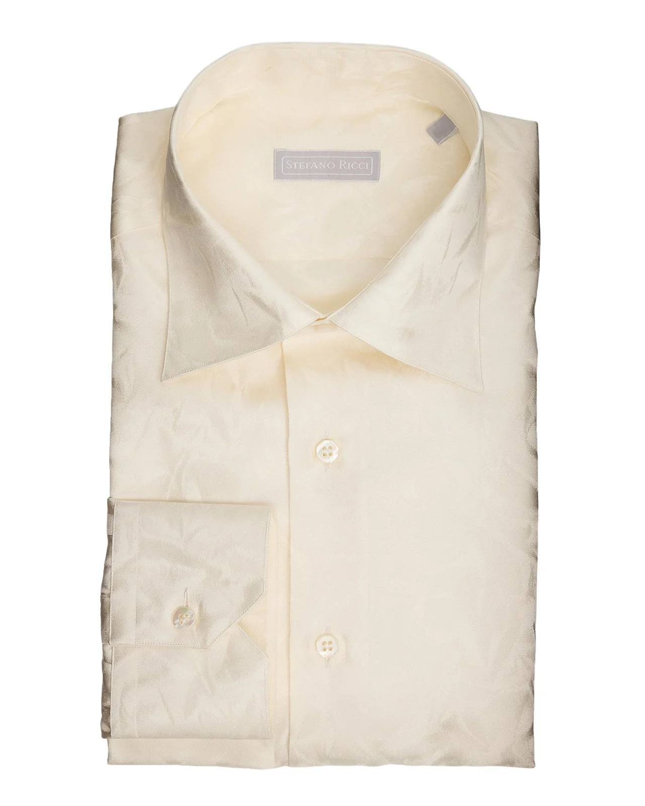 Men's Silk Leaf-Jacquard Sport Shirt