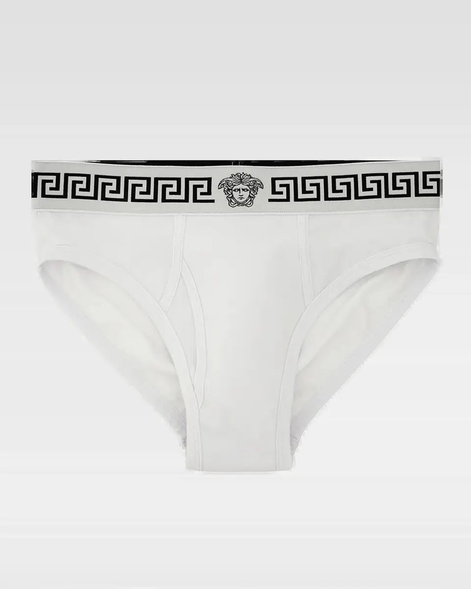 Versace Men's Medusa La Greca Briefs | Thumbnail 2 Versace Men's Medusa La Greca Briefs | Thumbnail 2