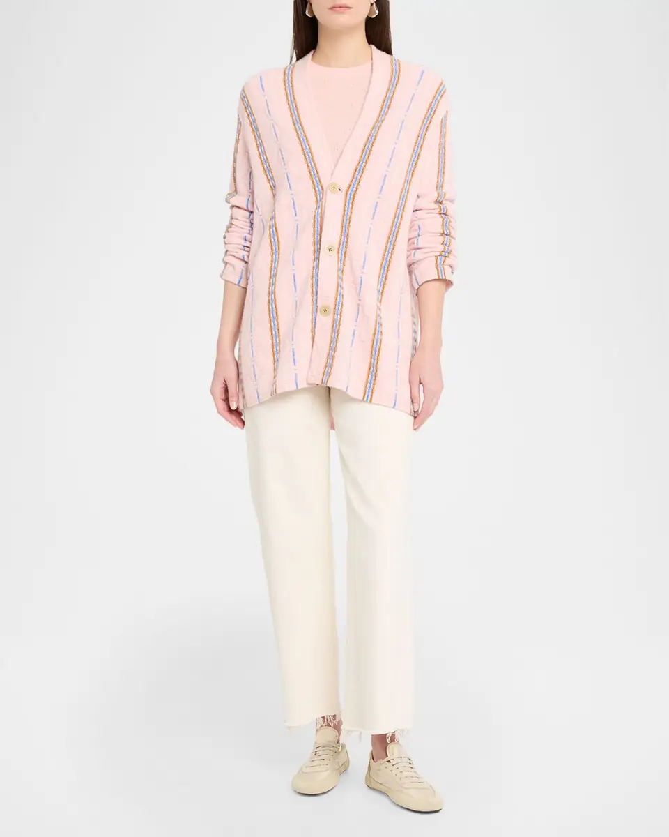 Guest in Residence Baja Everywear Cashmere Jacquard Cardigan | Thumbnail 2 Guest in Residence Baja Everywear Cashmere Jacquard Cardigan | Thumbnail 2