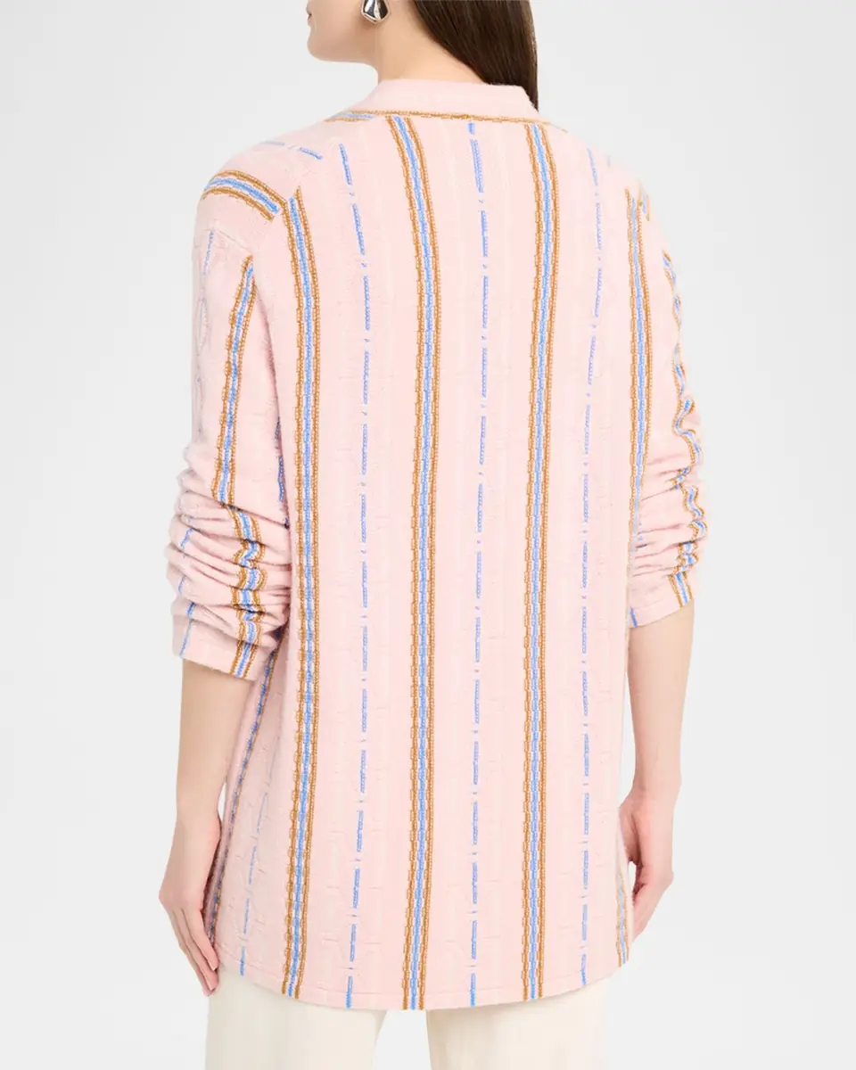 Guest in Residence Baja Everywear Cashmere Jacquard Cardigan | Thumbnail 3 Guest in Residence Baja Everywear Cashmere Jacquard Cardigan | Thumbnail 3