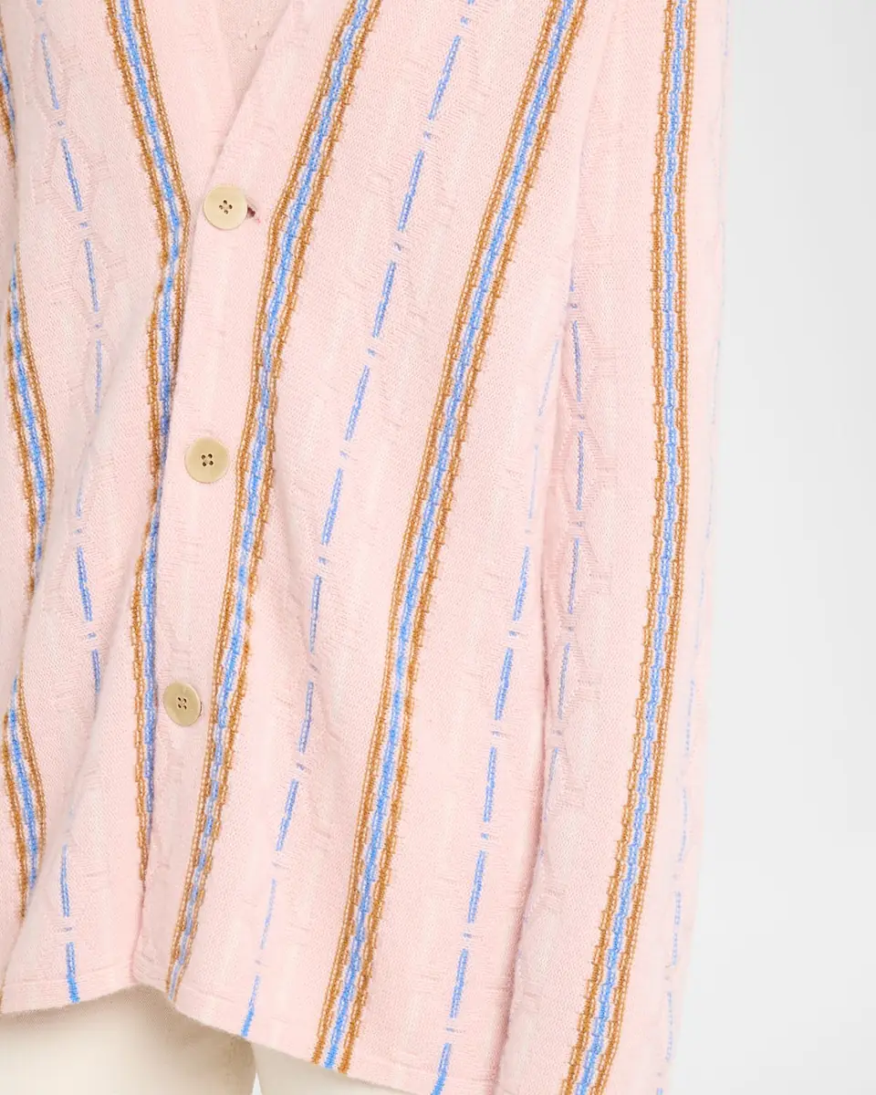 Guest in Residence Baja Everywear Cashmere Jacquard Cardigan | Thumbnail 5 Guest in Residence Baja Everywear Cashmere Jacquard Cardigan | Thumbnail 5