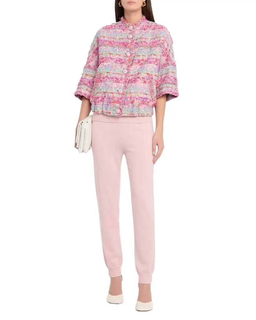 Maison Common Cotton Stretch Straight-Leg Ankle Trousers | Image 1 Maison Common Cotton Stretch Straight-Leg Ankle Trousers | Image 1