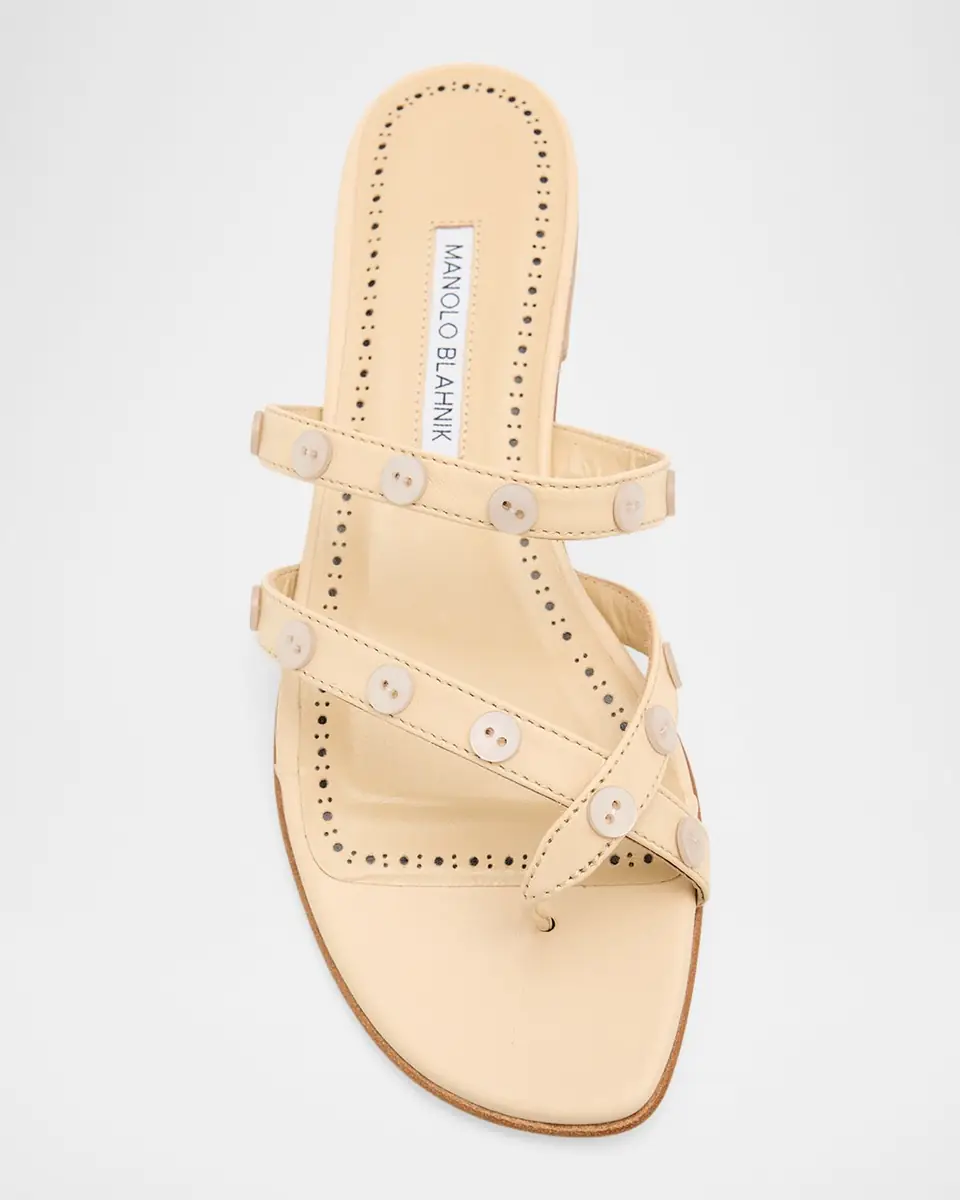Manolo Blahnik Irafli Leather Thong Sandals | Thumbnail 6 Manolo Blahnik Irafli Leather Thong Sandals | Thumbnail 6