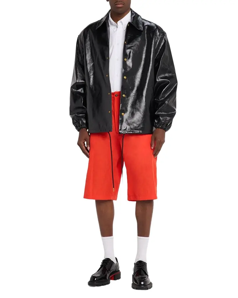 Men's Leather Coach Jacket Men's Leather Coach Jacket