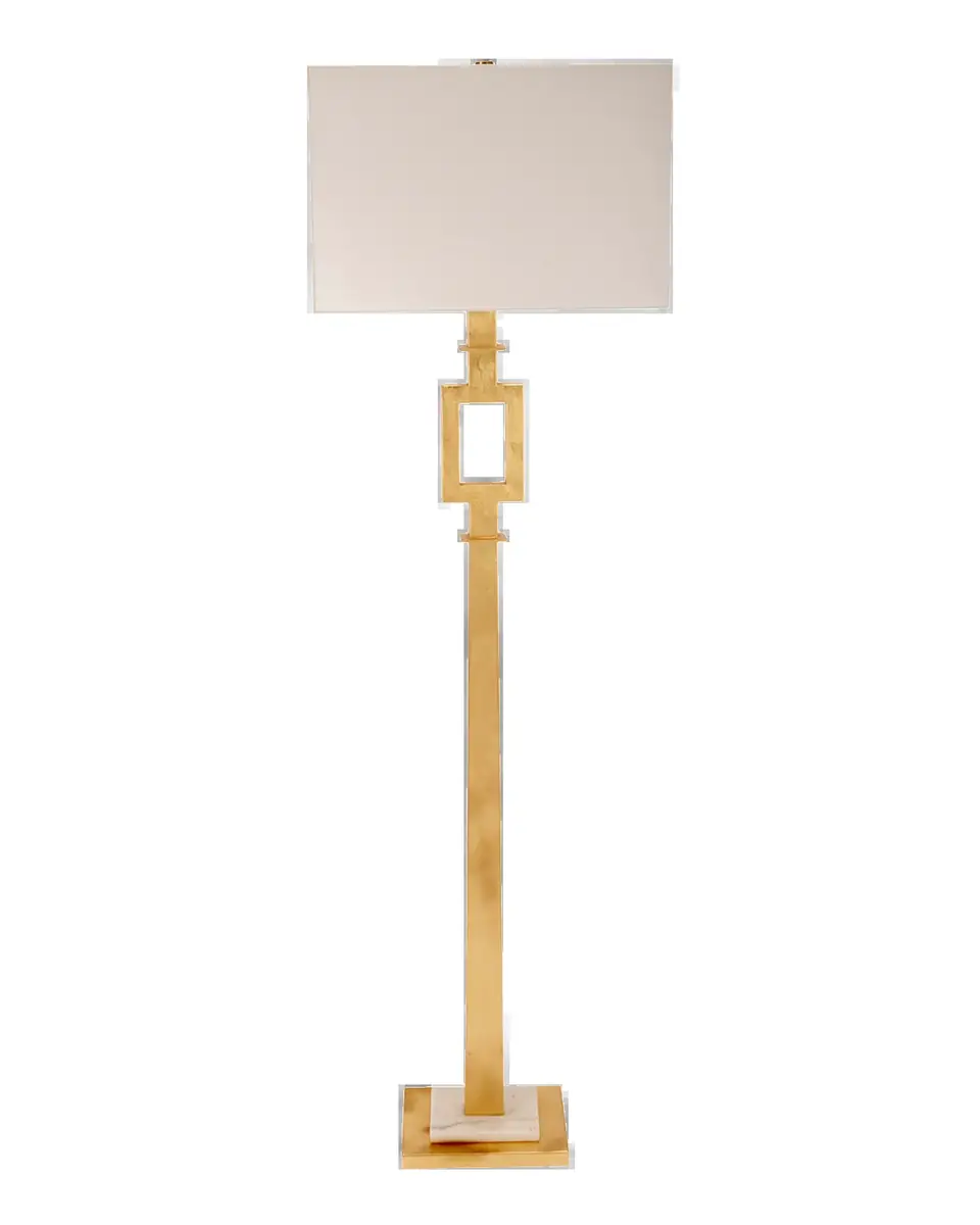 Old World Design Faith 62" Gold Leaf Floor Lamp | Thumbnail 2 Old World Design Faith 62" Gold Leaf Floor Lamp | Thumbnail 2