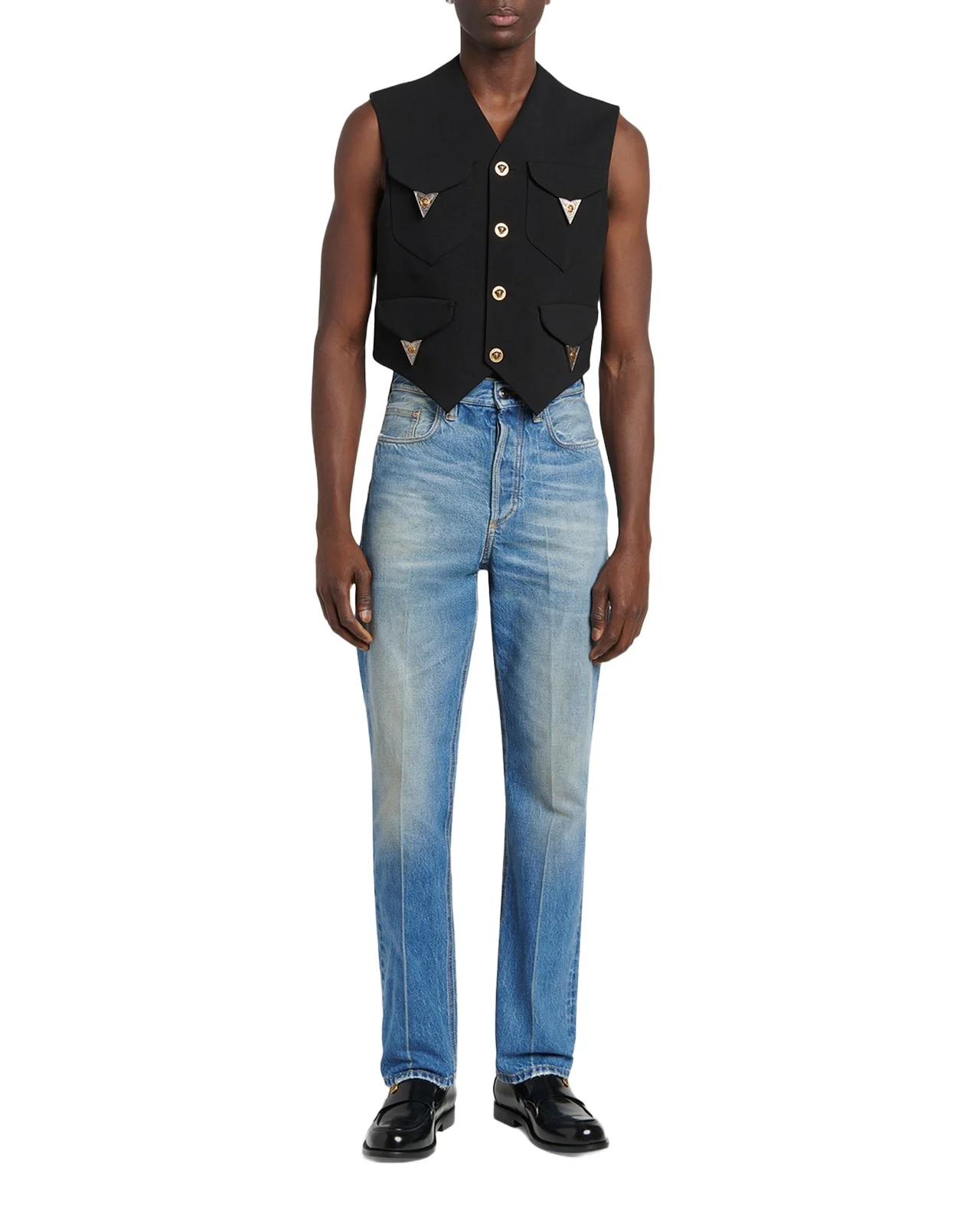 Men's Straight-Leg Denim Jeans