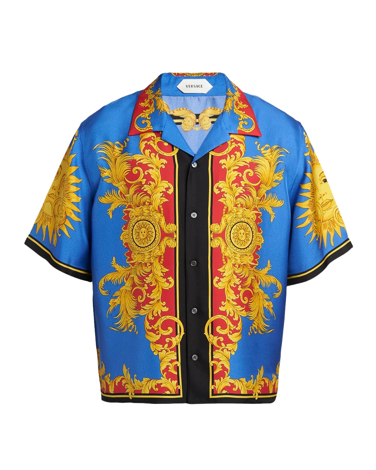 Men's Barocco Silk Camp Shirt Men's Barocco Silk Camp Shirt