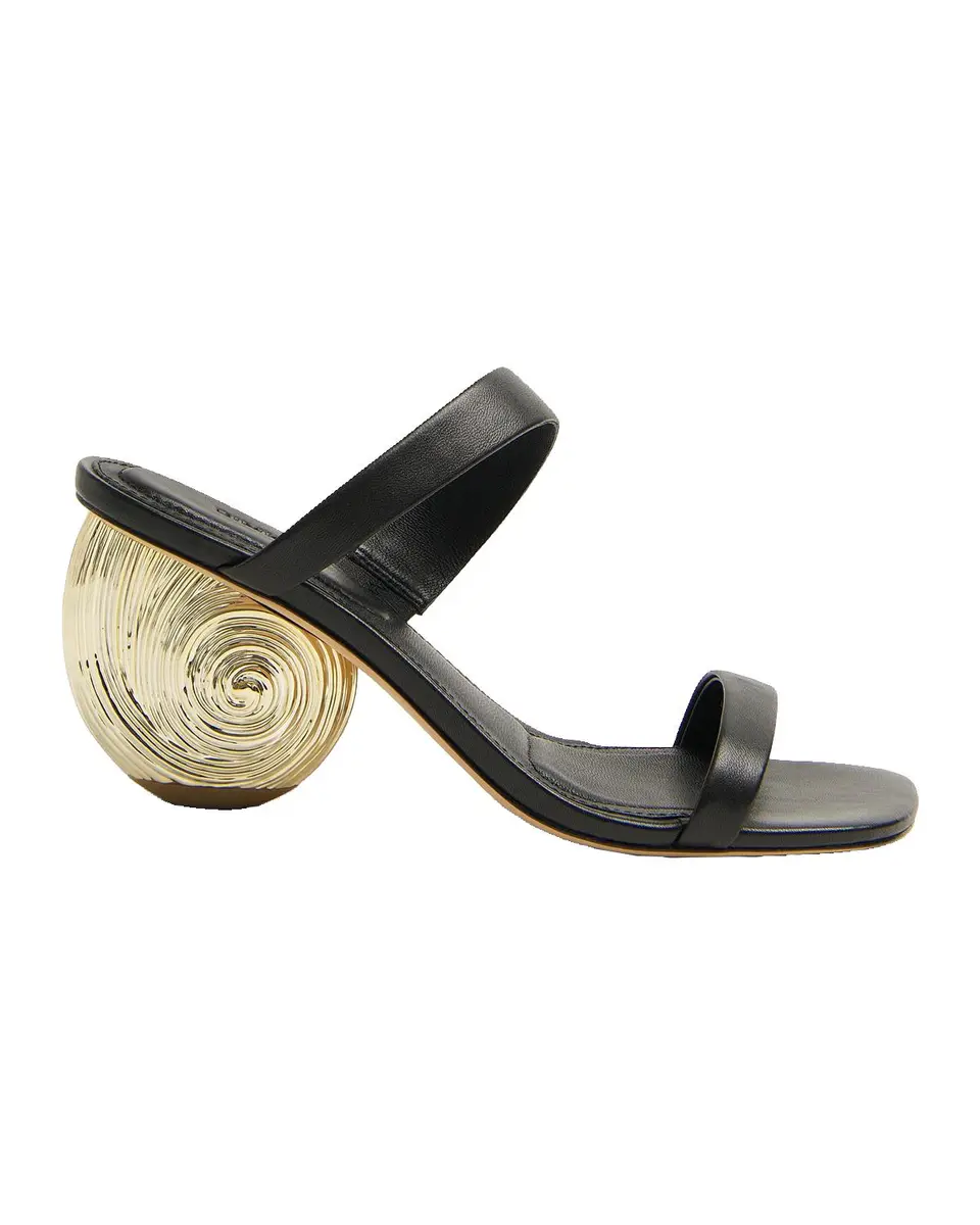 Simkhai 75mm Marion Leather Oyster Mule Sandals | Thumbnail 3 Simkhai 75mm Marion Leather Oyster Mule Sandals | Thumbnail 3