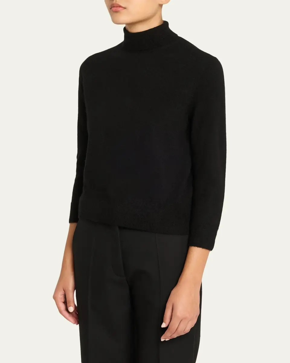 Vince Cashmere-Blend Three-Quarter Sweater | Thumbnail 4