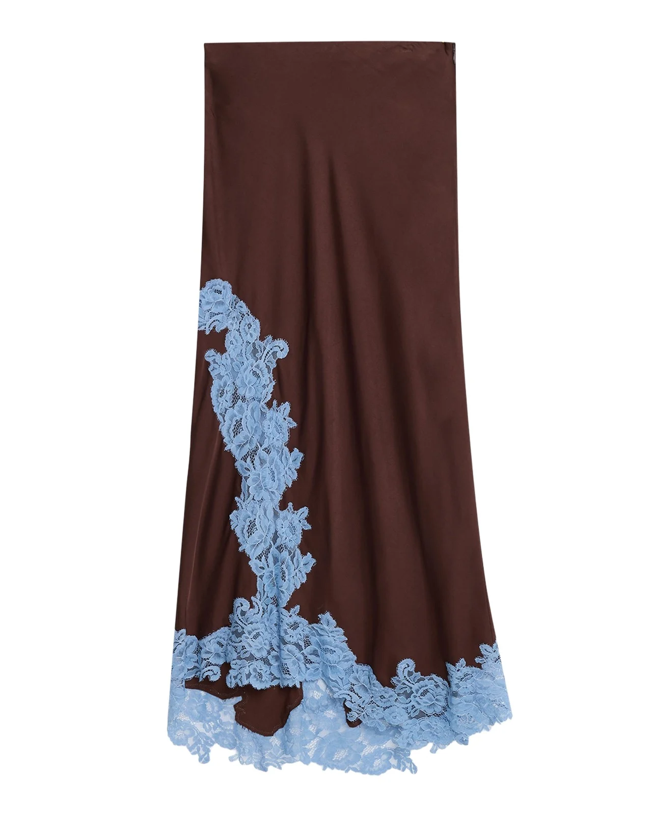Olivia Crepe and Lace Midi Skirt
