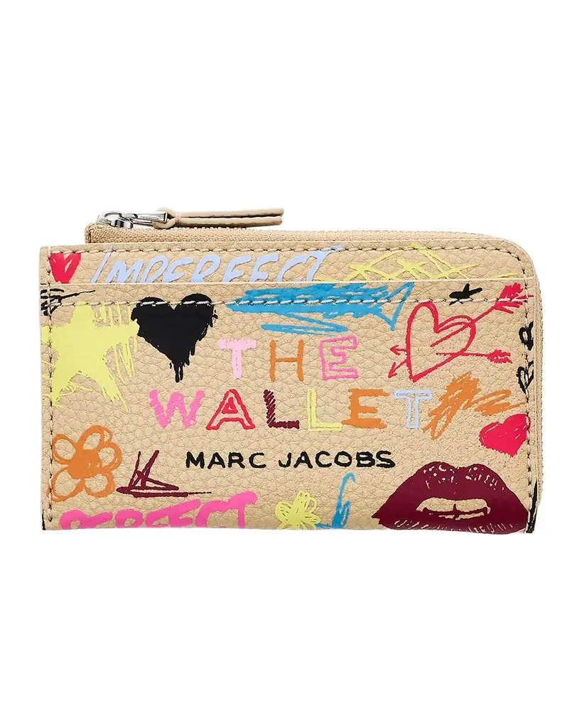 Marc Jacobs The Punk Scribble Top Zip Multi Wallet | Image 1 Marc Jacobs The Punk Scribble Top Zip Multi Wallet | Image 1