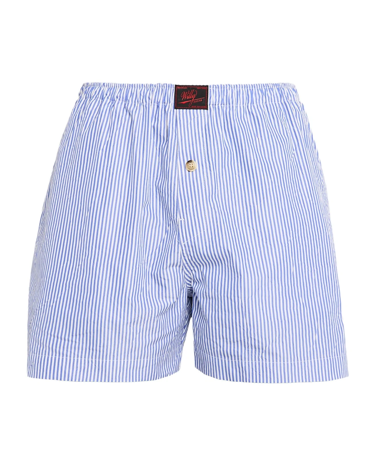 Men's Willy Woven Label Stripe Pull-On Shorts Men's Willy Woven Label Stripe Pull-On Shorts