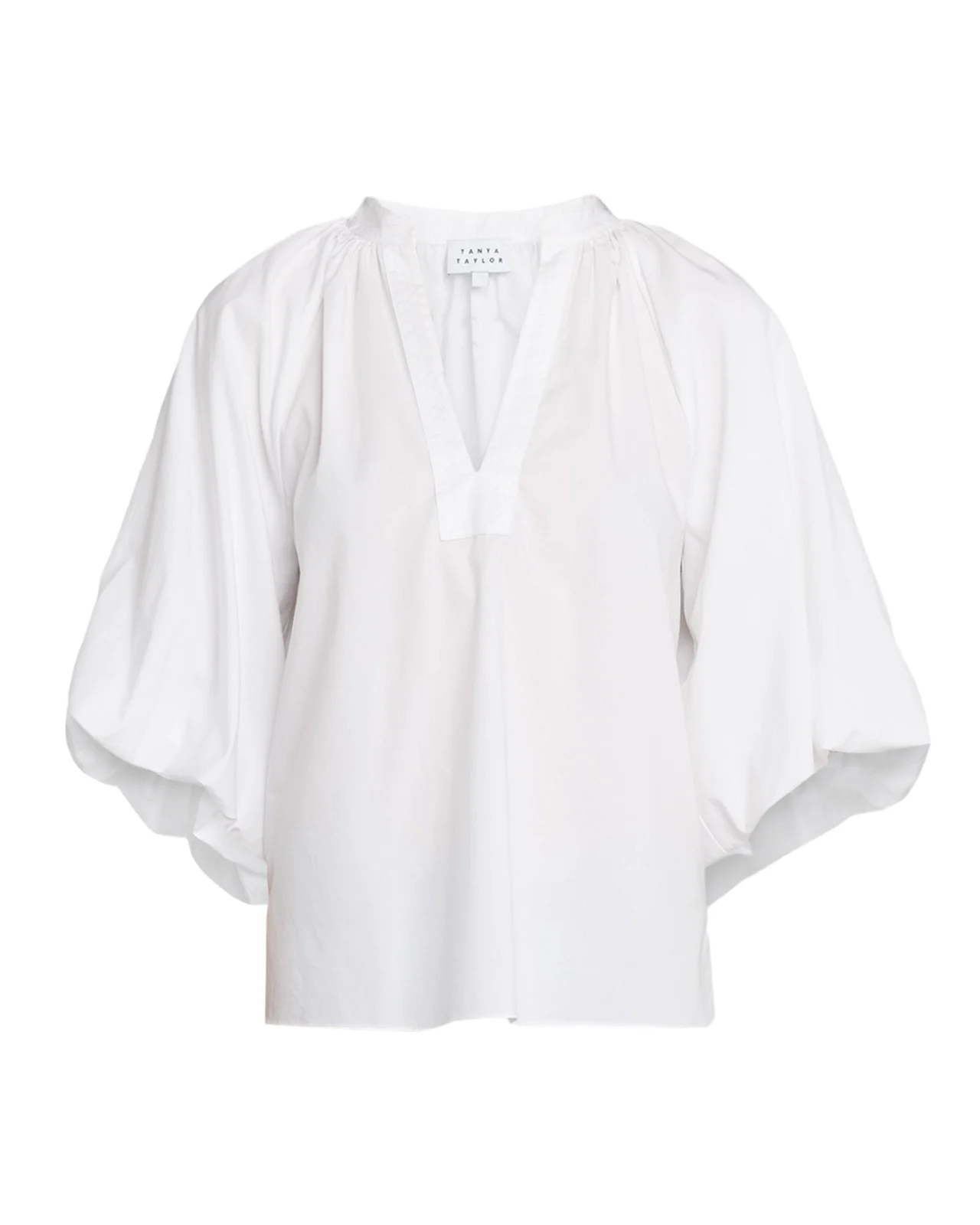 Marine Balloon-Sleeve Blouse Marine Balloon-Sleeve Blouse