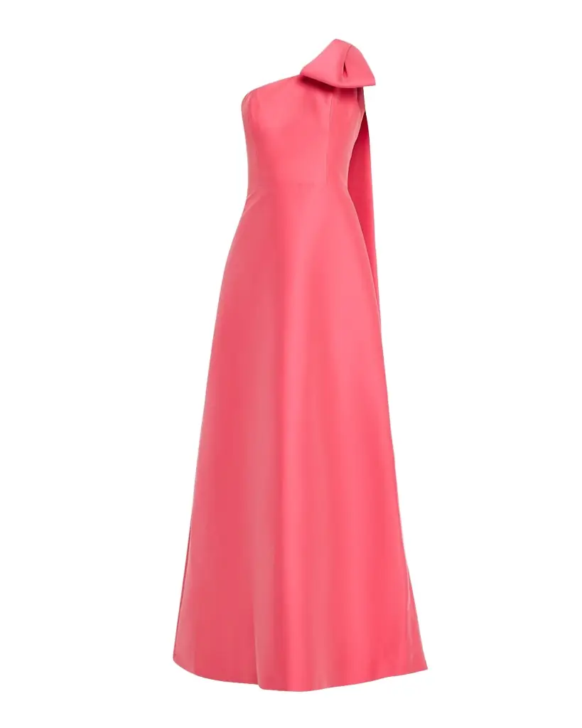 Rickie Freeman for Teri Jon Draped One-Shoulder Mikado Gown | Image 1 Rickie Freeman for Teri Jon Draped One-Shoulder Mikado Gown | Image 1