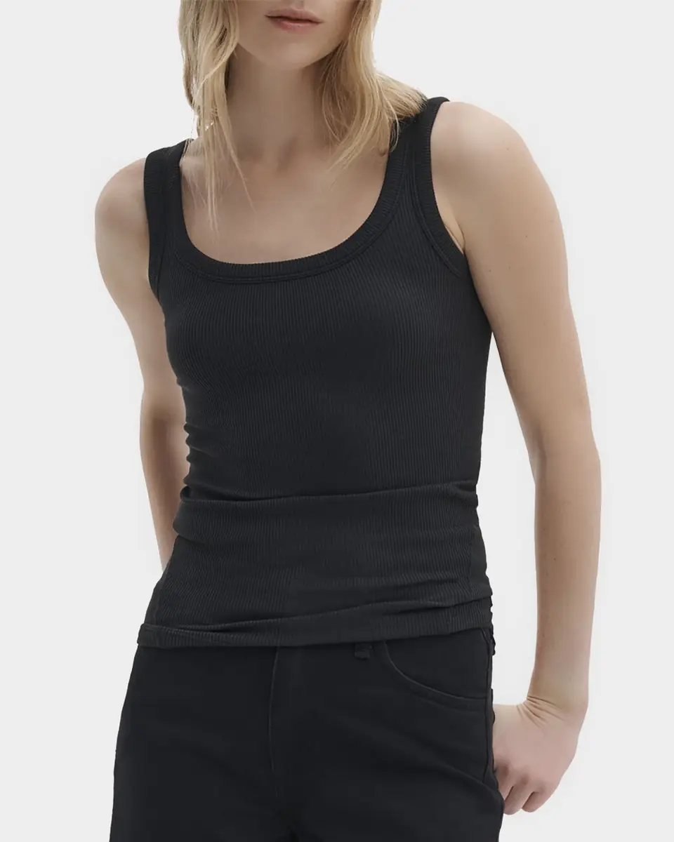 rag & bone The Essential Ribbed Tank Top | Thumbnail 3 rag & bone The Essential Ribbed Tank Top | Thumbnail 3